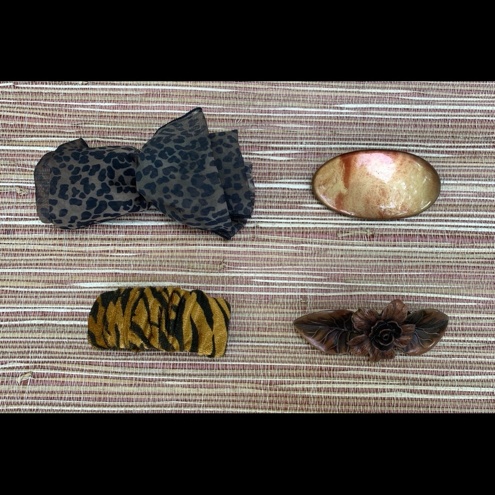 4 Hair Barrettes